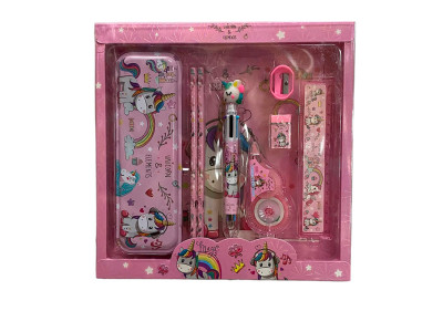 Канцелярський набір Рожевий 8021Р