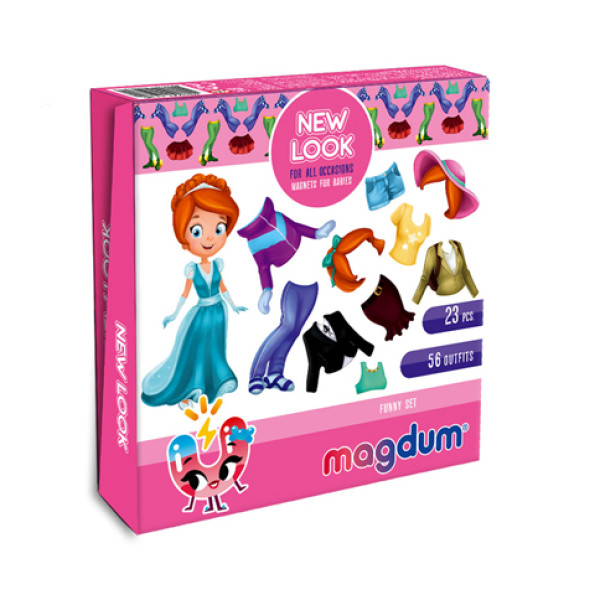 Гра магнітна настільна "Кукла з одягом New look" ML4031-14 EN