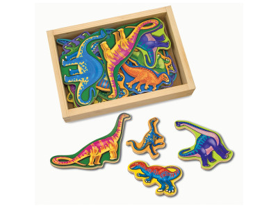 Magnetic Wooden Dinosaurs Melissa & Doug Фігурки динозаврів на магнітах 0476