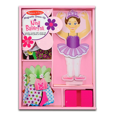 Магнітна Melissa & Doug одягалка Ніна балерина 13554