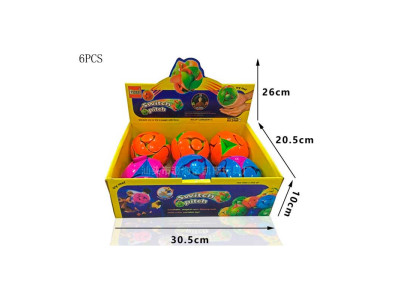 Куля - трансформер по 6 шт розкриваються в повітрі 2 кольори мікс 2208