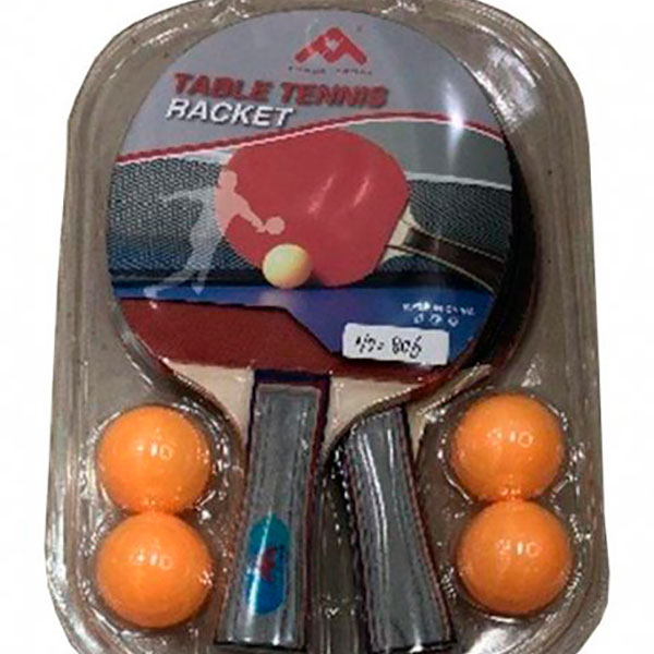Теніс настільний 2 ракетки 4 м'ячики TT2255 Теніс настільний 2 ракетки 4 м'ячики TT2255