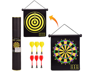 Дартс магнітної тканинний з 6 дротиками в тубусі BL-1018A