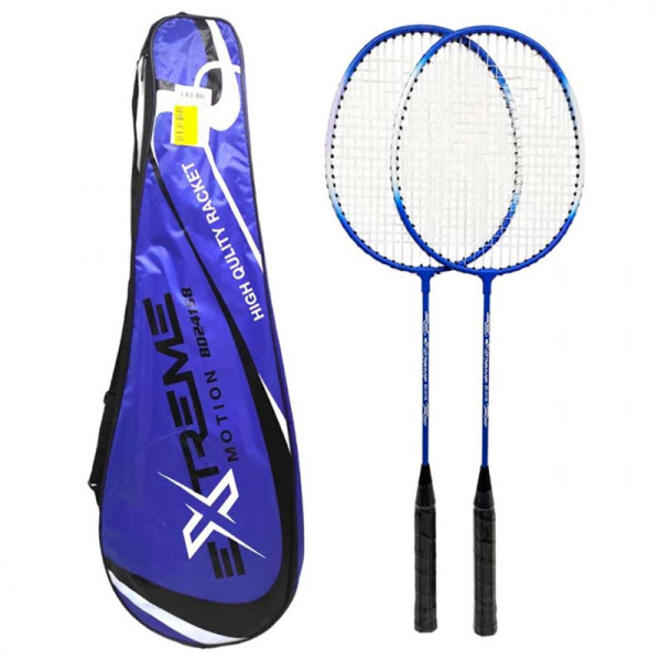 Набір для бадмiнтону 2 ракетки + волан BD24158_Blue