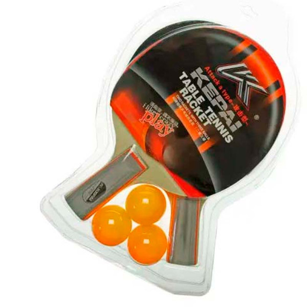 Ракетки для настільного тенісу KEPAI з м'ячами KP-0235