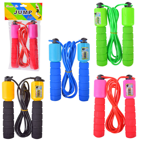 Скакалка арт. SK221501 (200 шт) з лічильником довжина 26 м пакет. 4 кол SK221501 Скакалка арт. SK221501 (200 шт) з лічильником довжина 26 м пакет. 4 кол SK221501