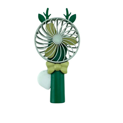 Ручний механічний вентилятор 21 см KD096_Green Ручний механічний вентилятор 21 см KD096_Green