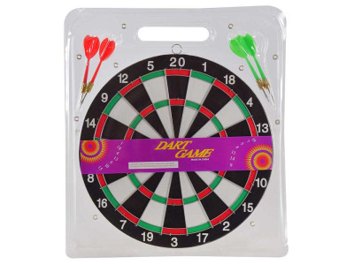 Дартс арт. D1701 (24шт) з дротиками 17" слюда 43*12см D1701