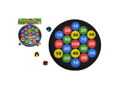 Дартс на липучках 36см в кульку 36-4 р.445*365*35см 364