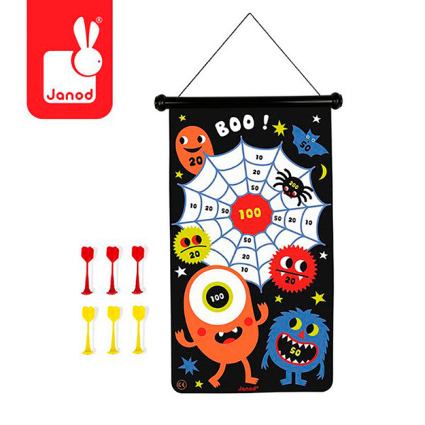 Ігровий набір Janod Магнітний дартс Монстри J02076 Ігровий набір Janod Магнітний дартс Монстри J02076
