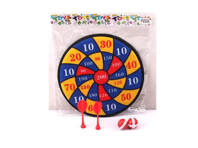 Дартс тканинний з дротиками і м'ячиками на липучці F609 Дартс тканинний з дротиками і м'ячиками на липучці F609