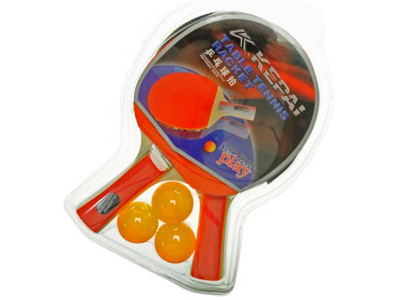 Ракетки для настільного тенісу KEPAI з м'ячиками KP-0229 Ракетки для настільного тенісу KEPAI з м'ячиками KP-0229