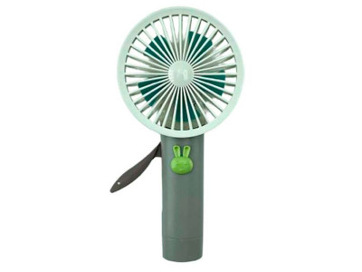 Ручний механічний вентилятор 19 см KD097_White Ручний механічний вентилятор 19 см KD097_White