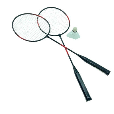 Бадмінтон 2 ракетки та воланчик в чохлі BD2103_Black-Red Бадмінтон 2 ракетки та воланчик в чохлі BD2103_Black-Red