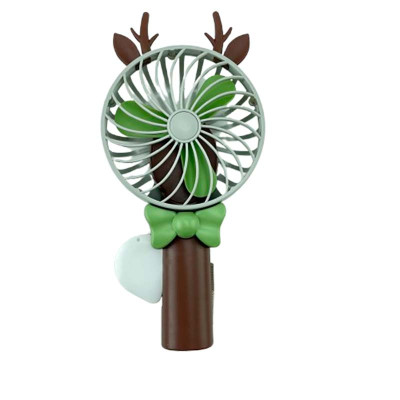 Ручний механічний вентилятор 21 см KD096_Brown