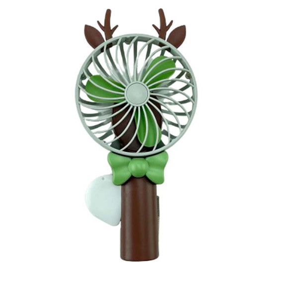 Ручний механічний вентилятор 21 см KD096_Brown