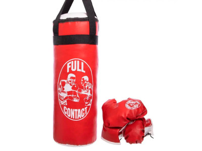 Боксерська груша 430*170 з рукавичками 220*110 Боксерська груша 430*170 з рукавичками 220*110