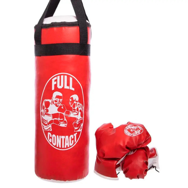 Боксерська груша 430*170 з рукавичками 220*110 Боксерська груша 430*170 з рукавичками 220*110