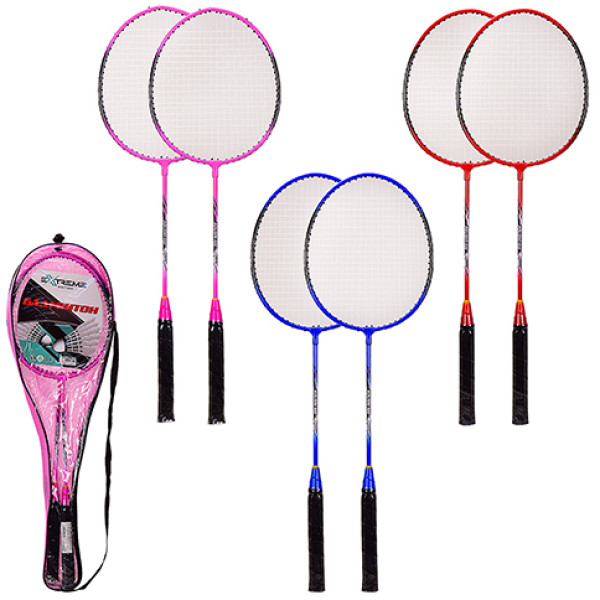 Бадмінтон 2 ракетки в чохлі 3 кольори BD2139