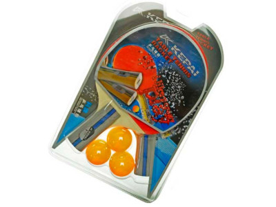 Ракетки для настільного тенісу KEPAI з м'ячиками KP-1100 Ракетки для настільного тенісу KEPAI з м'ячиками KP-1100