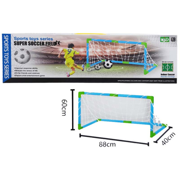 Футбольні ворота 88x40x60 см 68112 Футбольні ворота 88x40x60 см 68112