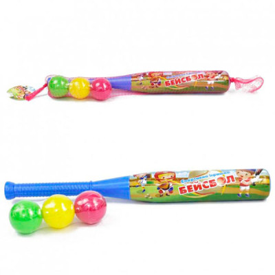 Бейсбольна біта з м'ячиками Мир. 10130 Бейсбольна біта з м'ячиками Мир. 10130