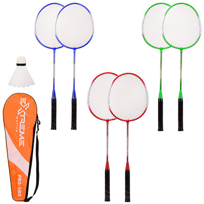 Бадмінтон 2 ракетки воланчик в сумці 3 кольори BD2104 Бадмінтон 2 ракетки воланчик в сумці 3 кольори BD2104