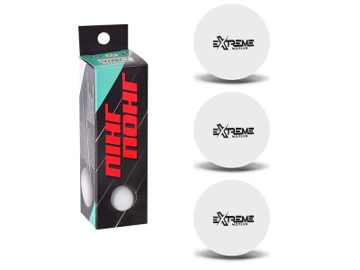 М'ячі для настільного тенісу 3 штуки TT24181 М'ячі для настільного тенісу 3 штуки TT24181