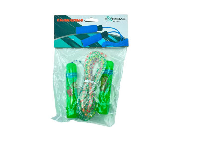 Скакалка 56*15 см колеса PU зі світлом R41436_Green