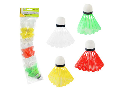 Набiр воланчикiв для бадминтону 6 білих 6 кольорових 12 штук в комплекті BD24191 Набiр воланчикiв для бадминтону 6 білих 6 кольорових 12 штук в комплекті BD24191