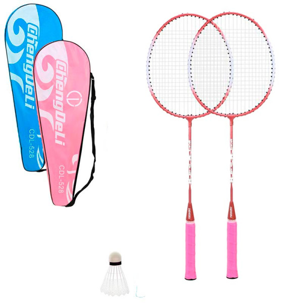 Набір для гри в Бадмінтон 65 см в сумці з воланом BD2614_Pink