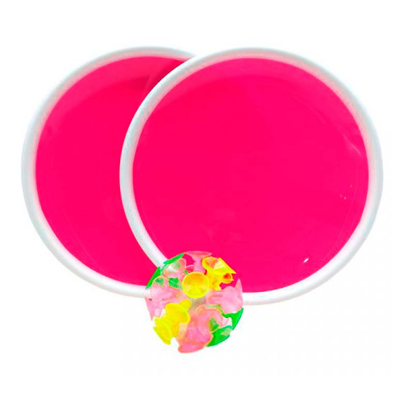 Гра з липучкою 2 тарілки і м'ячик CL2478_Pink