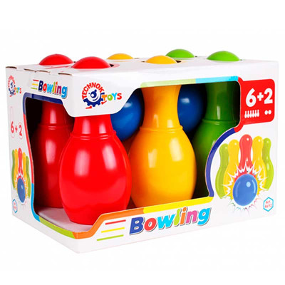 Набір для гри в Боулінг Технок пластиковий 4692 Набір для гри в Боулінг Технок пластиковий 4692