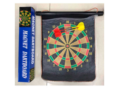 Дартс12'' магнітний тканинний з 6 дротиками в кор DM1201