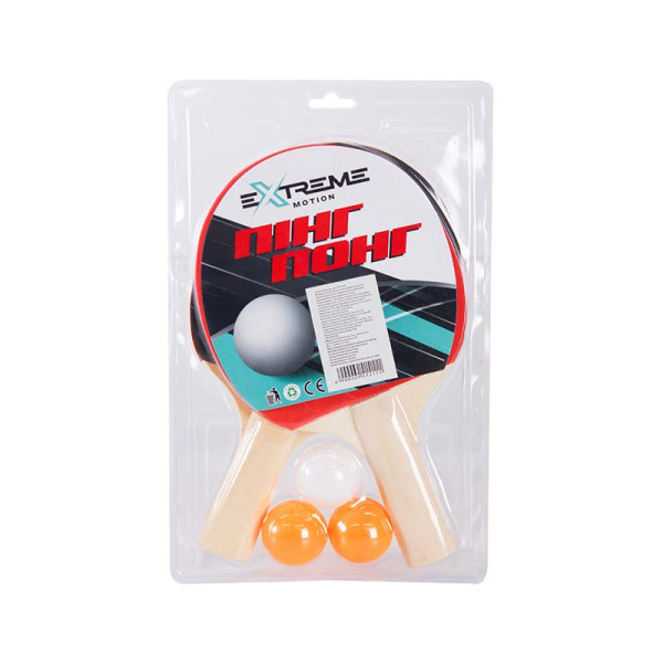 Теніс настільний 2 ракетки і 3 м'ячики TT24165