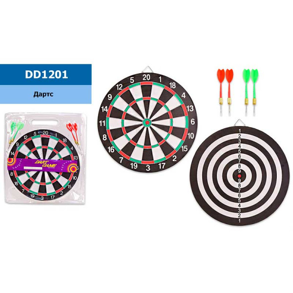 Дартс із дротиками 12'' у слюді 32*12см DD1201