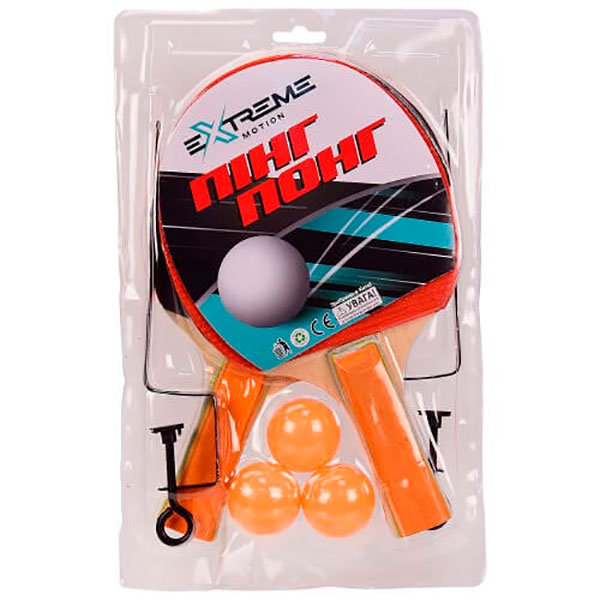 Теніс настільний "Extreme" 2 ракетки 3 м'ячики з сіткою TT2114