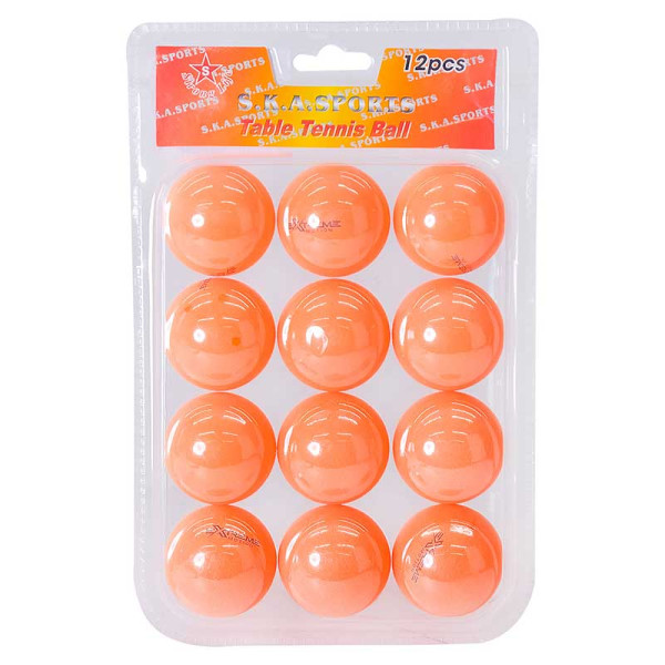 Тенісні м'ячики ABS блистер.12 шт TT2133 Тенісні м'ячики ABS блистер.12 шт TT2133