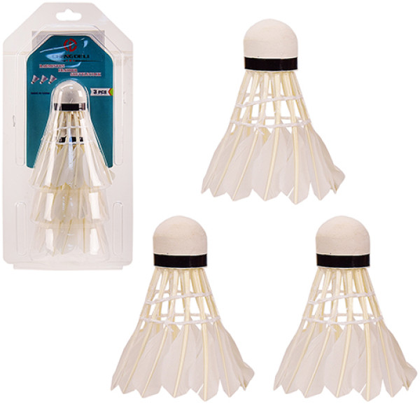 Воланчики пір'яні білі 3 шт під слюдою р-р воланчика - 8.5 см BV2125