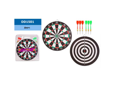 Дартс із дротиками 15'' у слюді 38*12см DD1501 Дартс із дротиками 15'' у слюді 38*12см DD1501