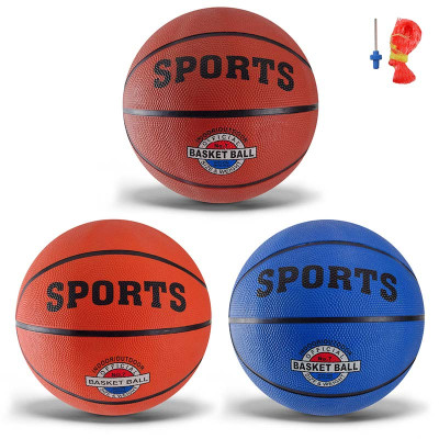 М'яч баскетбольний №7 гумовий 3 кольори в ассортименті BB2312