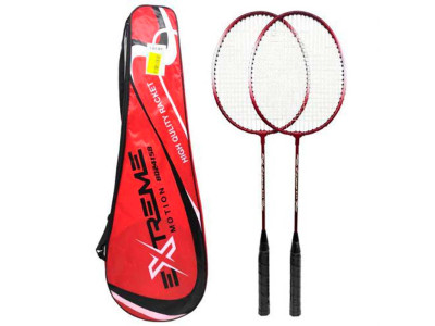 Набір для бадмiнтону 2 ракетки + волан BD24158_Red