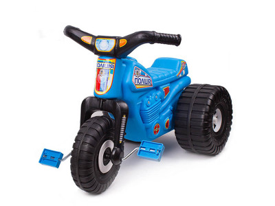 Велосипед триколісний "Трицикл" блакитний 4128