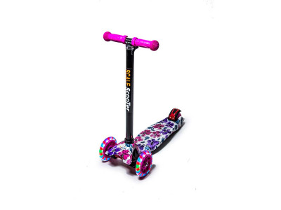 САМОКАТ SCOOTER MAXI PRINT КВІТКА МАКИ 1790440362