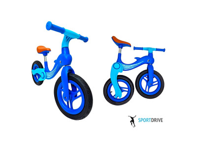 Біговел "Дельфін" складна рама 12 дюймів Синій Dolphin_Blue