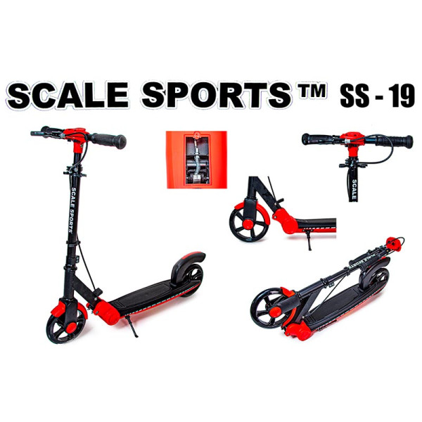 Двоколісний самокат Scale Sports Червоний SS19_Red
