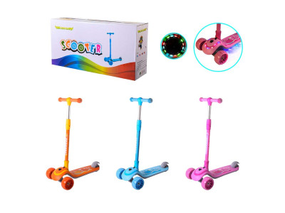Самокат дитячий 3 колеса колеса PU 110*50 мм зі світлом SC21013
