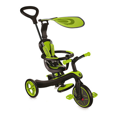 Велосипед дитячий GLOBBER серії EXPLORER TRIKE 4в1 зелений до 20кг 3 кол 632-106