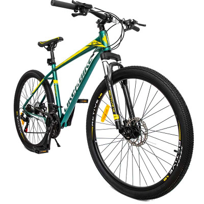 Велосипед дорослий 2-х колісний 27 5" LIKE2BIKE Active 1.0 зелений рама A212705