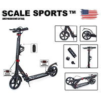 Двоколісний самокат Scale Sports Чорний SS04_Black Двоколісний самокат Scale Sports Чорний SS04_Black